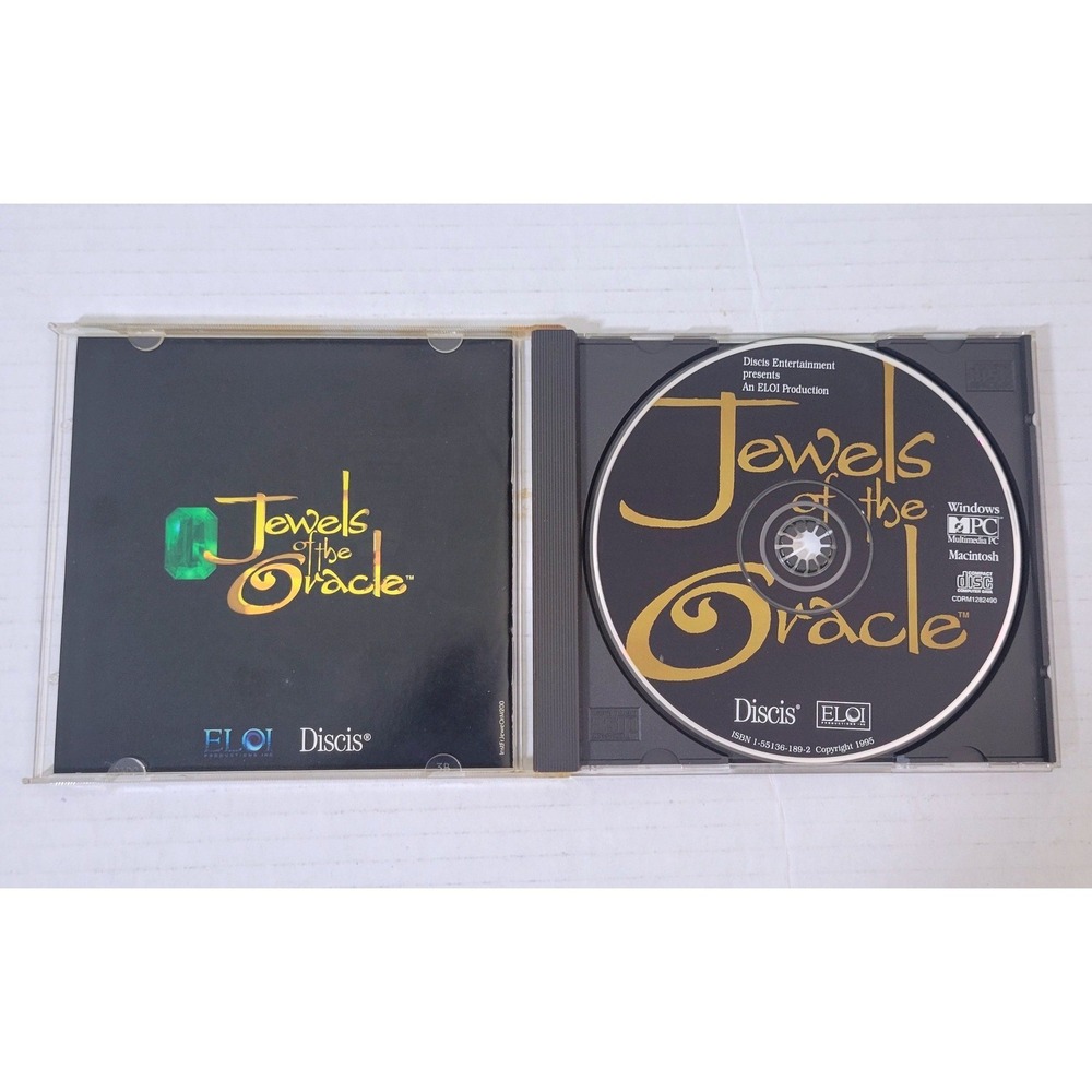 Jewels of the Oracle PC Mac 1995 Vintage Big Box Style Puzzle Game Retro Discis‎